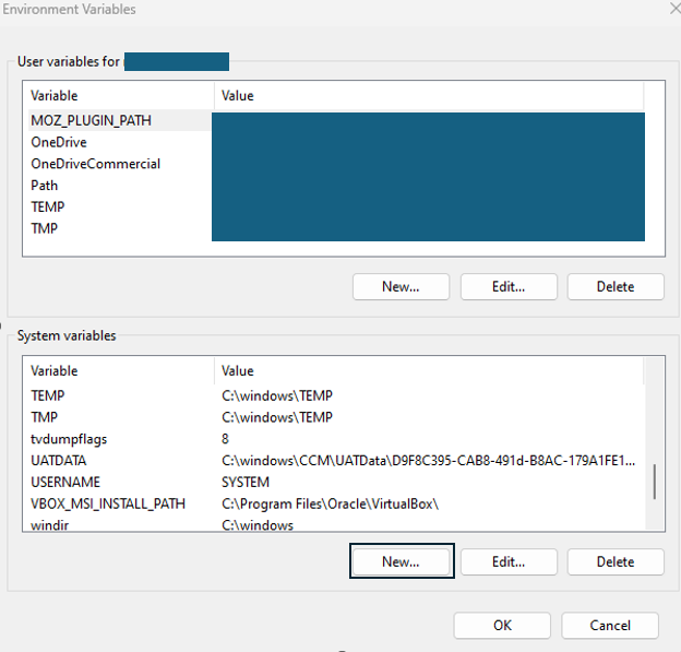 Environment Variables